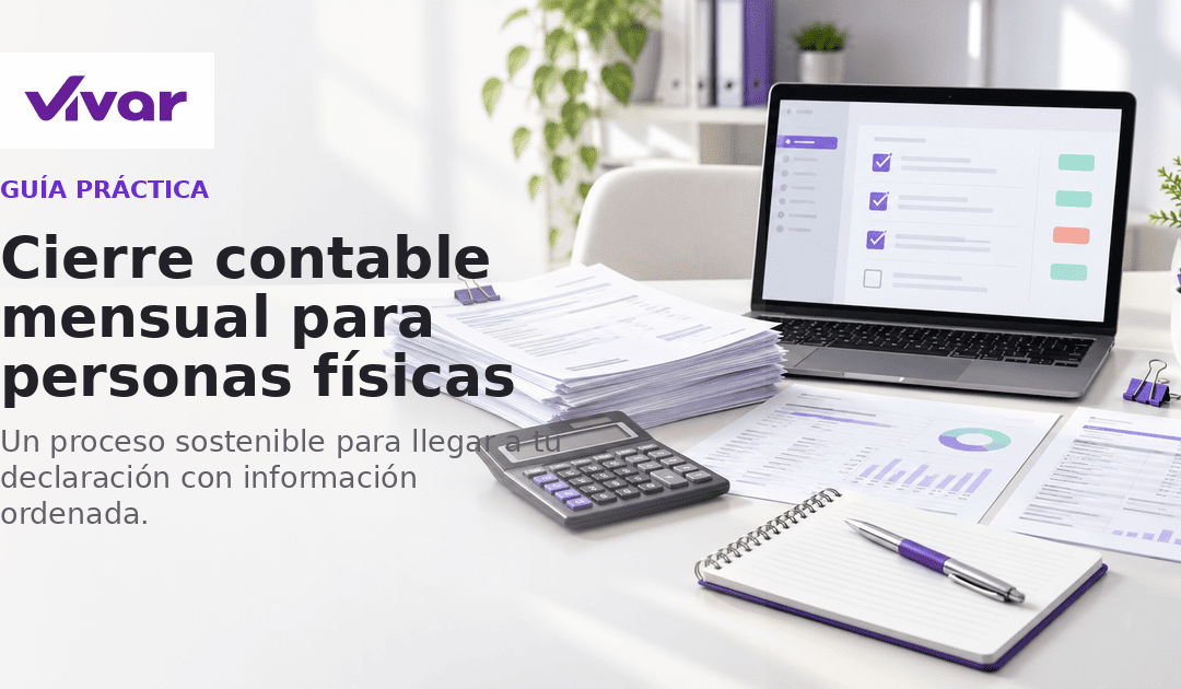 Cierre contable mensual para personas físicas: guía y checklist